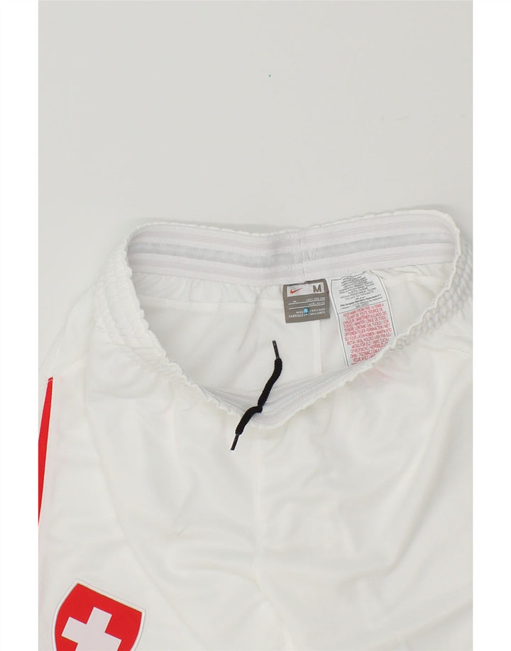 NIKE Boys Graphic Sport Shorts 10-11 Years Medium  White Polyester Vintage Nike and Second-Hand Nike from Messina Hembry 