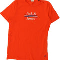 JACK & JONES Mens Graphic T-Shirt Top Small Red Cotton Vintage Jack & Jones and Second-Hand Jack & Jones from Messina Hembry 