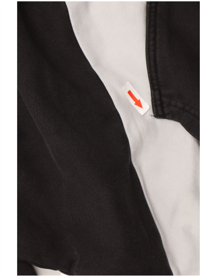 Pulover PUMA pentru bărbați, bumbac color block, mediu negru
