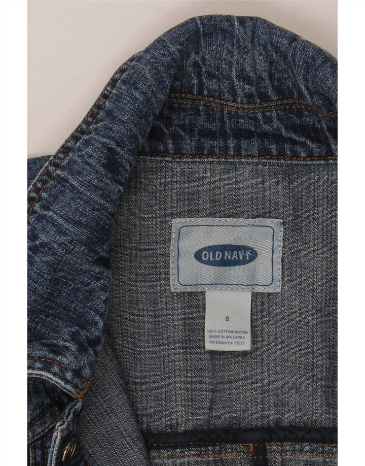 Jachetă de blugi pentru femei Old Navy UK 10 Small Blue Bumbac