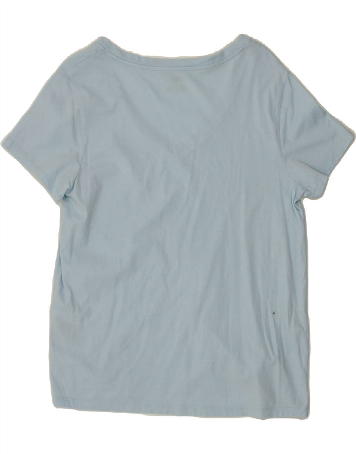 LEVI'S Womens T-Shirt Top UK 12 Medium Blue Cotton Vintage Levi's and Second-Hand Levi's from Messina Hembry 