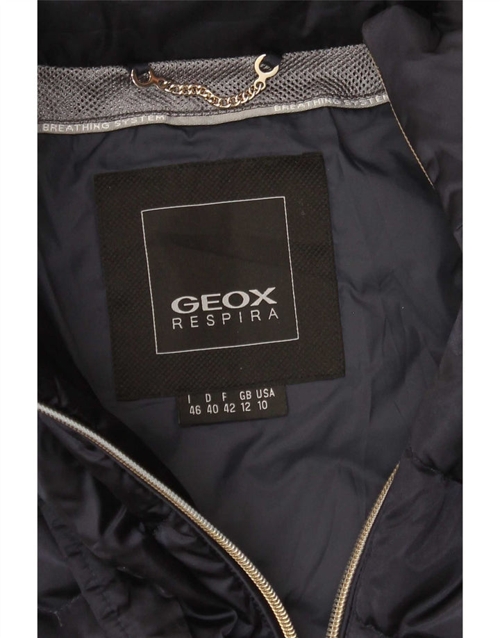 Palton căptușit pentru femei Respira Geox UK 12 Medium Bleumarin