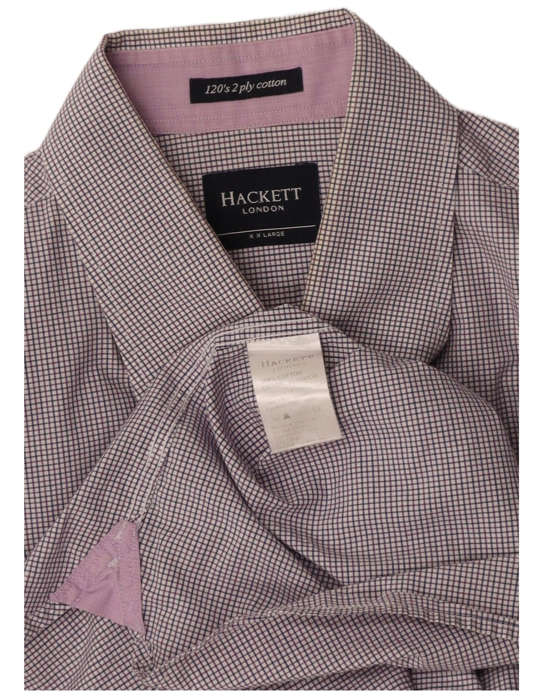HACKETT Mens Shirt 2XL Multicoloured Check Cotton