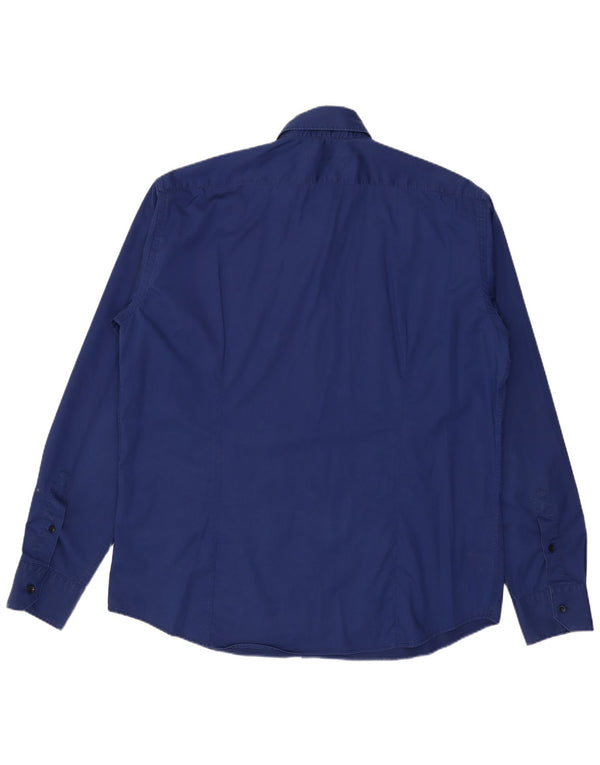 Cămașă Trussardi pentru bărbați Mărimea 43 17 XL Bumbac albastru