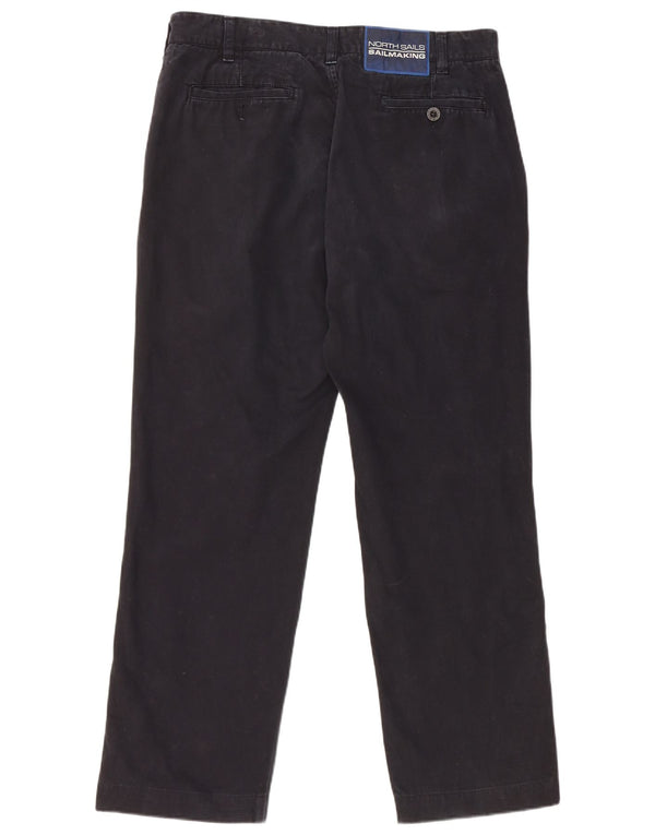 Pantaloni chino drepți North Sails pentru bărbați L34 L29, bumbac bleumarin