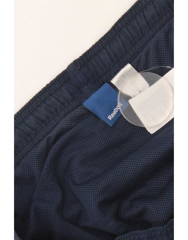 Pantaloni scurți sport Reebok pentru bărbați, mari, albastru, poliester