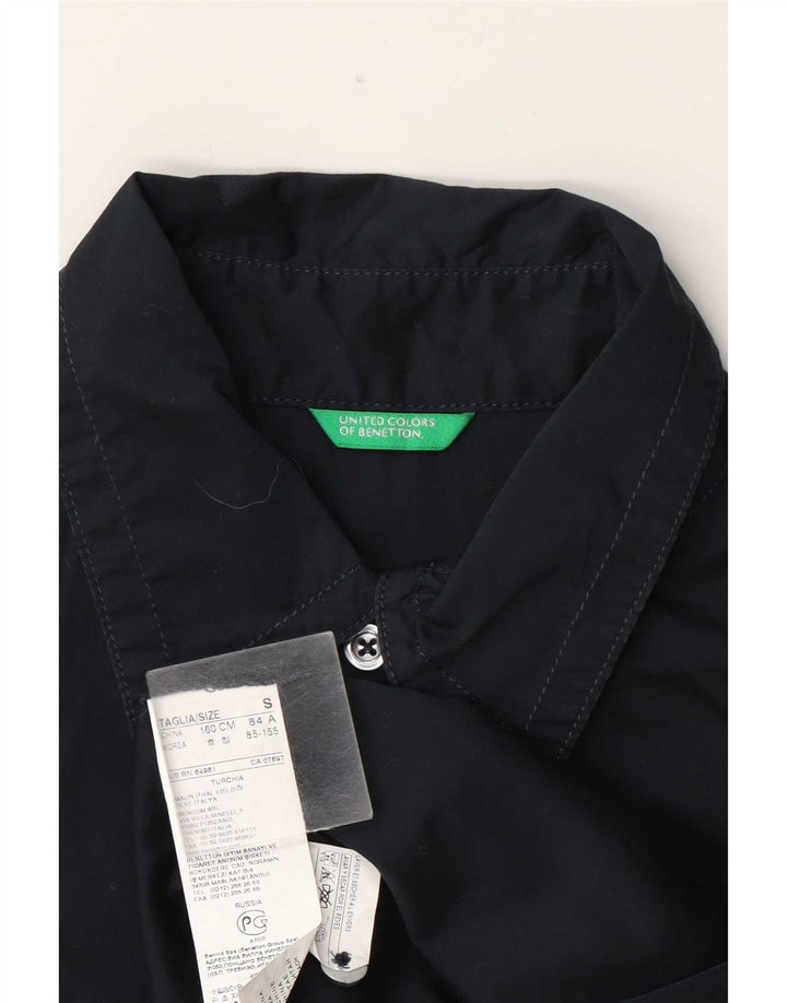 Cămașă Benetton pentru femei UK 10 Small Bleumarin Bumbac