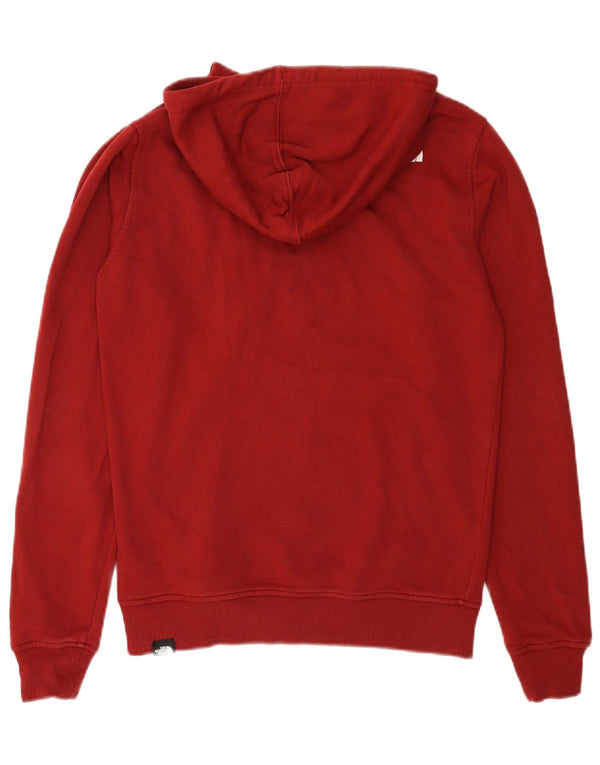 Pulover pentru bărbați The North Face Graphic Hoodie Jumper mic Burgundy Bumbac