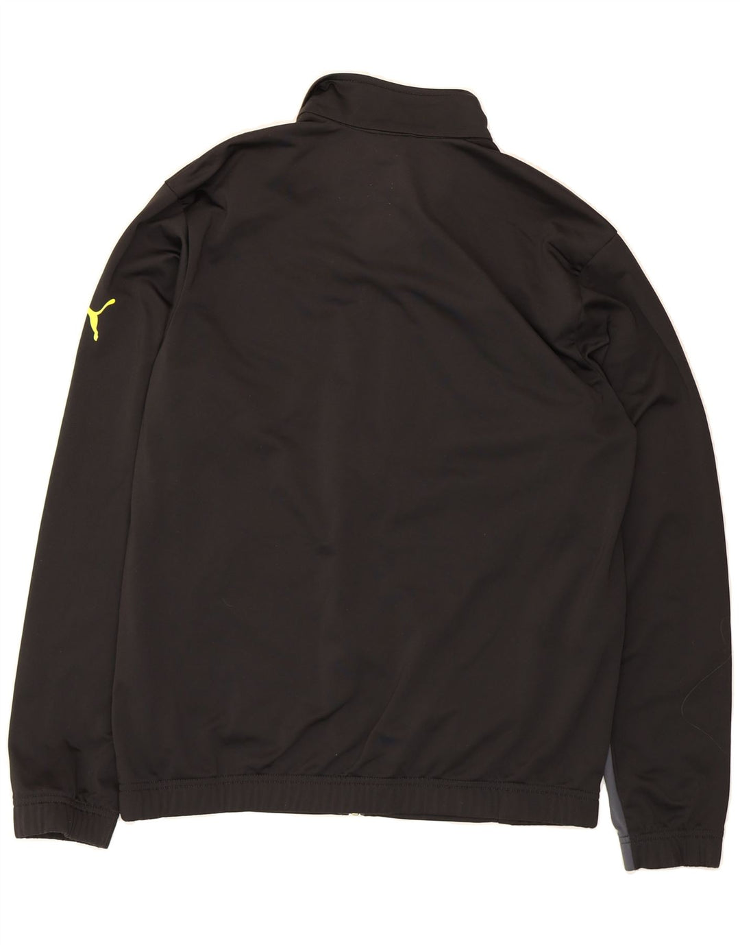 PUMA Mens Tracksuit Top Jacket Medium Black Colourblock Polyester Vintage Puma and Second-Hand Puma from Messina Hembry 