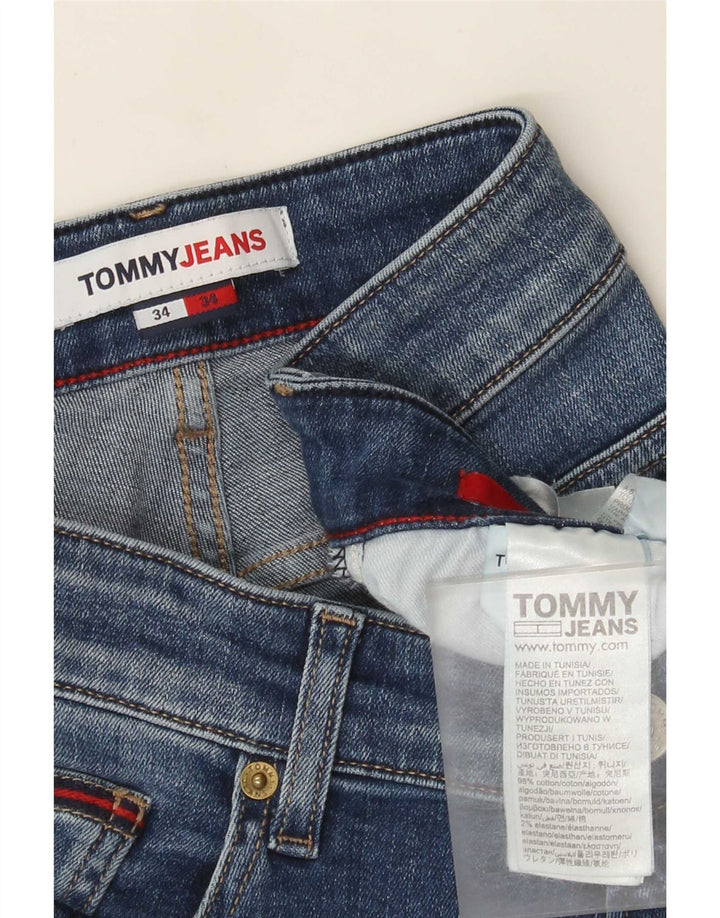 Blugi slim pentru bărbați Tommy Hilfiger W34 L34 Bumbac albastru