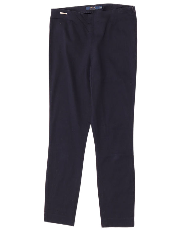 Pantaloni casual slim pentru femei Polo Ralph Lauren US 6 Medium W25 L27 Bleumarin
