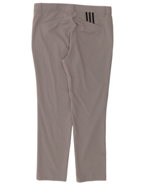 Pantaloni chino slim ADIDAS pentru bărbați W34 L30 bumbac gri