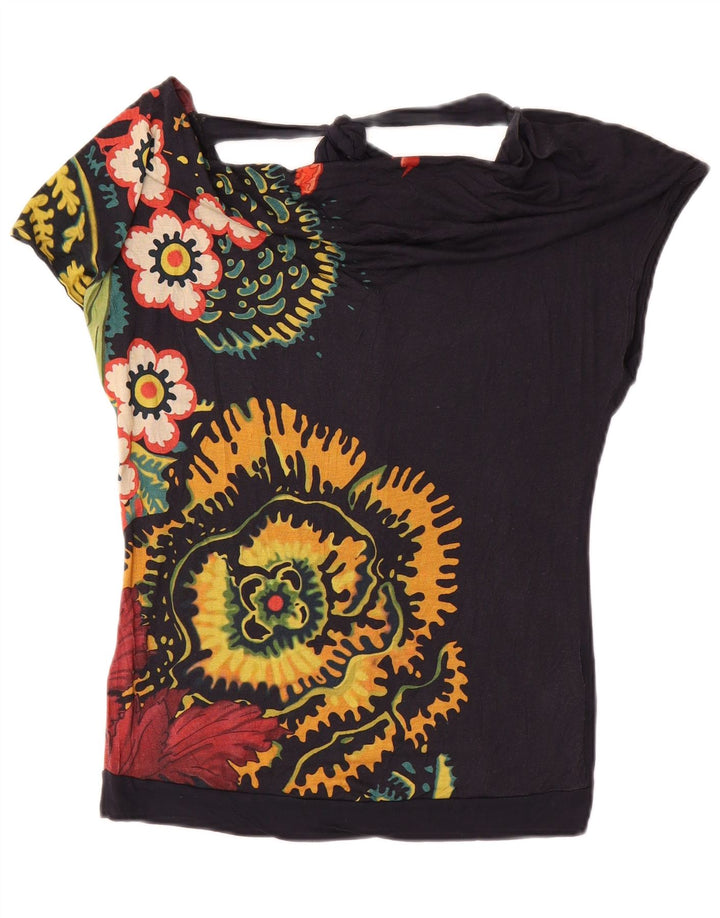 Bluză Desigual Femei Top UK 10 Small Bleumarin Viscoză