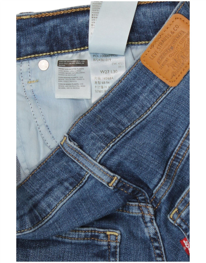 Blugi skinny pentru femei Levi's W27 L30 Bumbac albastru