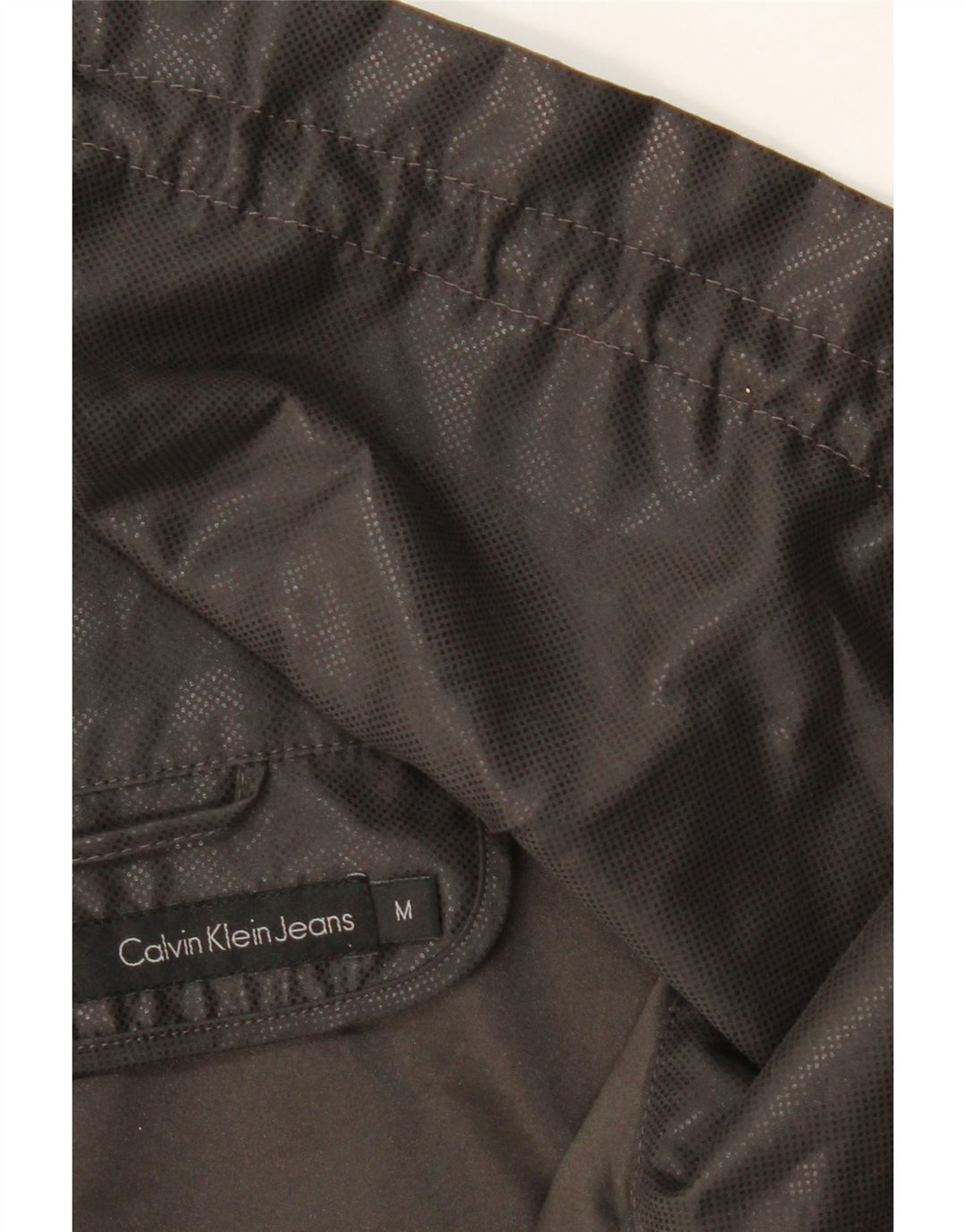 CALVIN KLEIN JEANS Womens Bomber Jacket UK 14 Medium Black Polyester Vintage Calvin Klein Jeans and Second-Hand Calvin Klein Jeans from Messina Hembry 