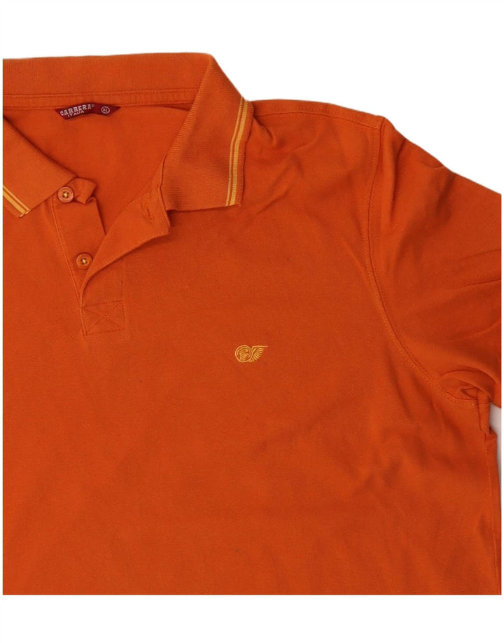 CARRERA Tricou Polo XL Portocaliu Bumbac
