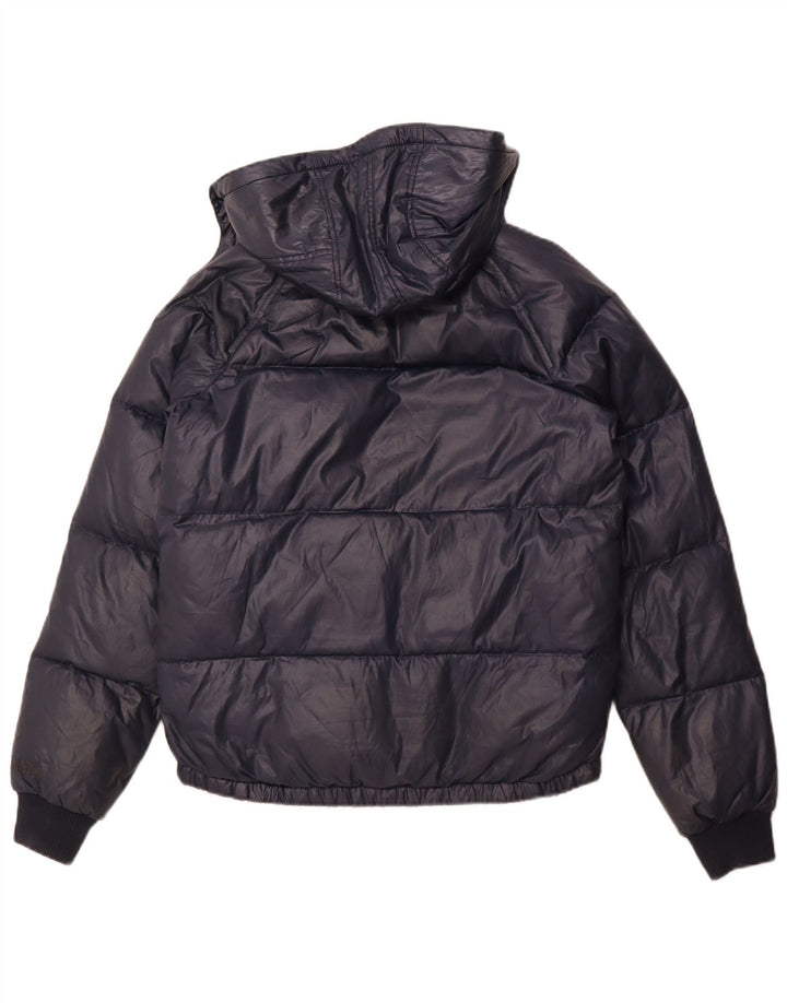 Jachetă căptușită cu glugă pentru bărbați Sisley UK 36 Small Bleumarin