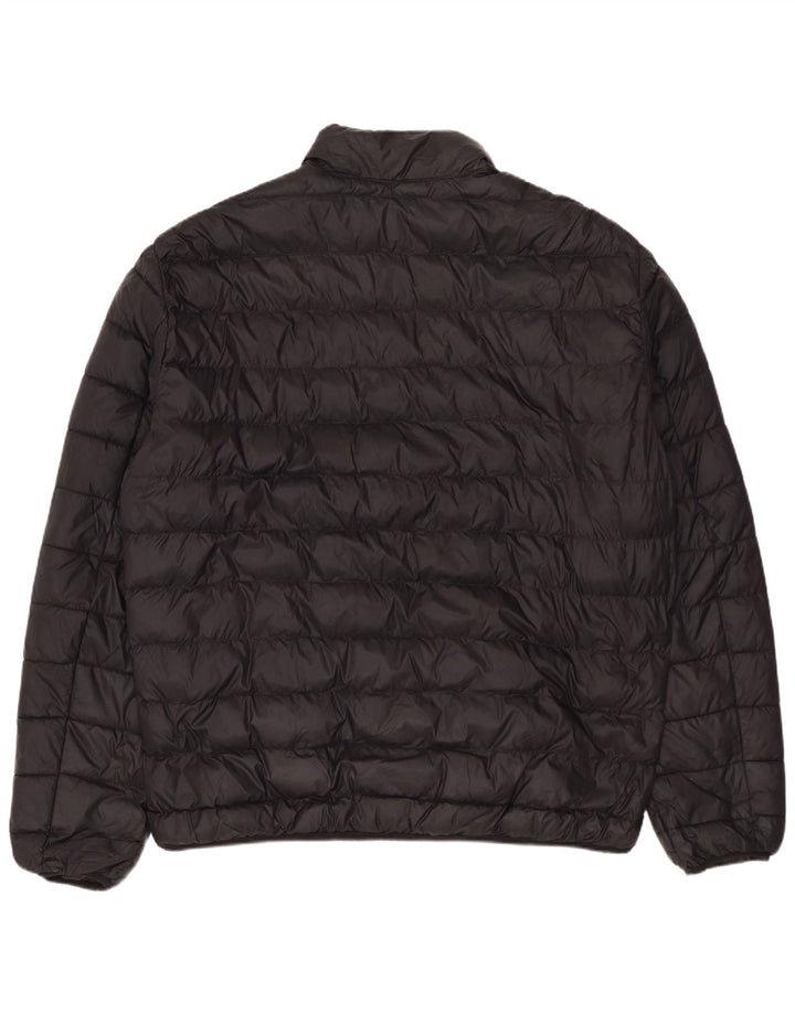 Jachetă căptușită pentru bărbați ZARA UK 44 2XL Nylon negru