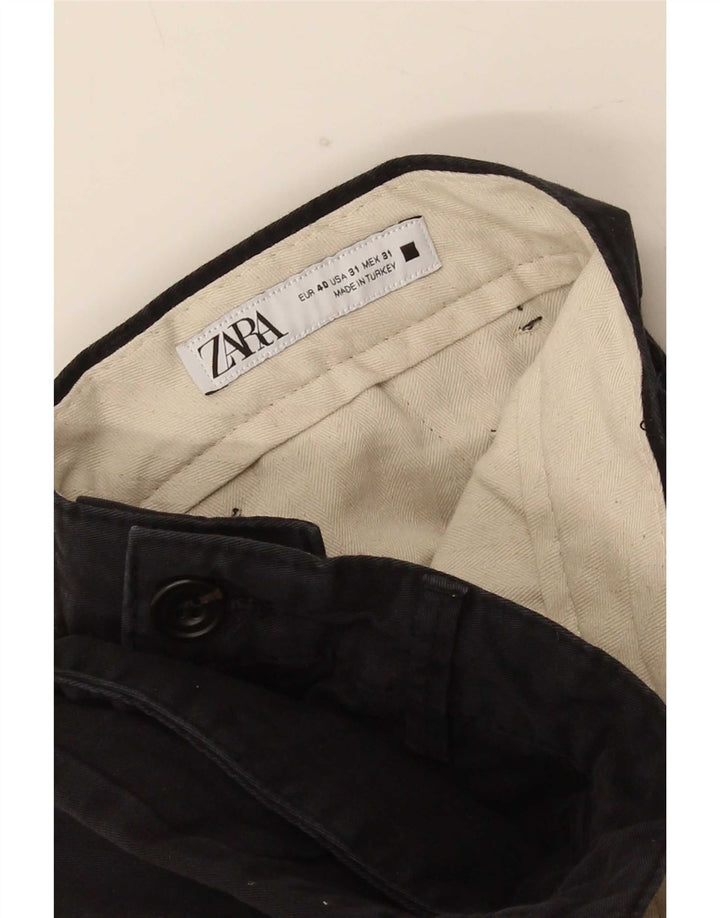 Blugi slim pentru bărbați Zara EU 40 Medium W30 L28 Negri