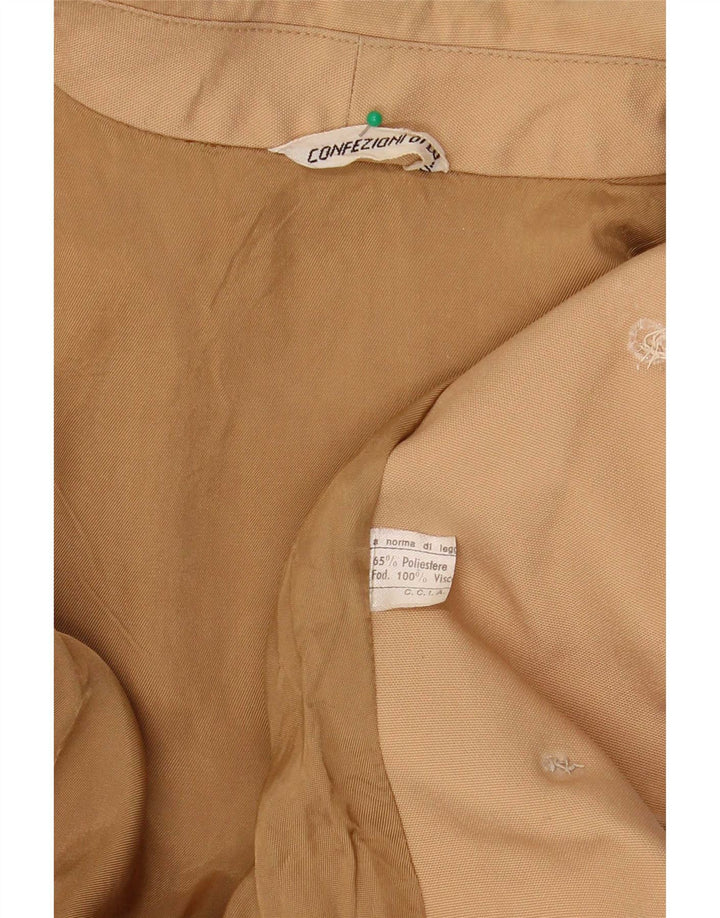 Trench pentru femei Confezioni Di Lusso UK 12 Medium Bej Poliester