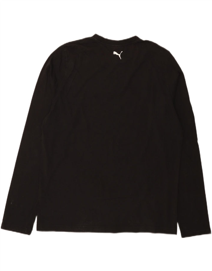 Tricou cu mânecă lungă Puma pentru bărbați, XL, negru