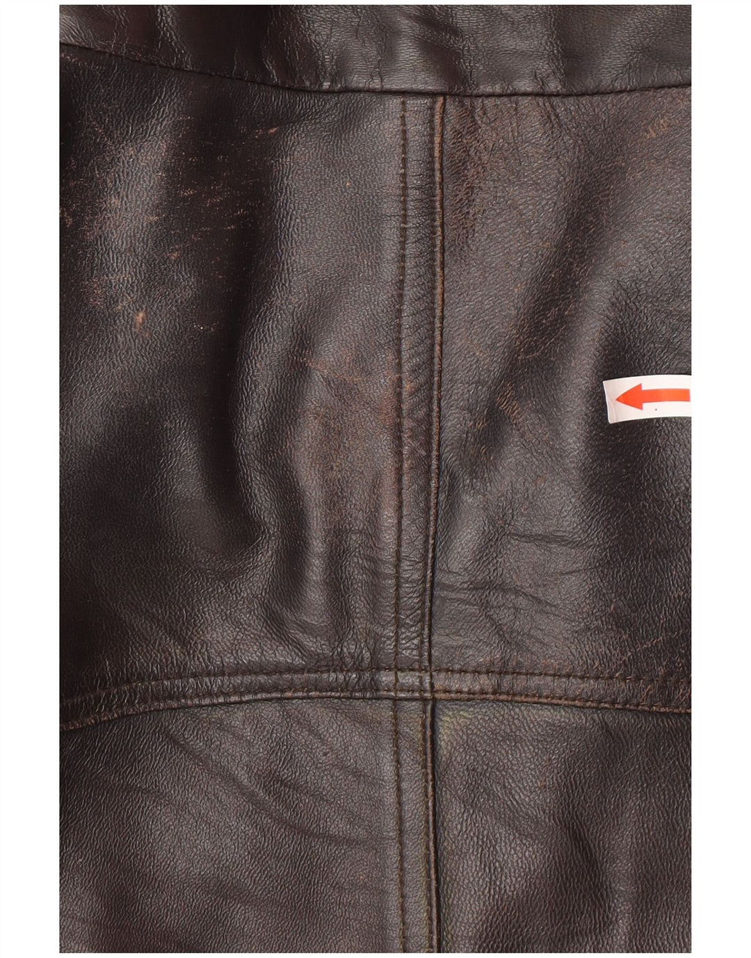 Jachetă de piele vintage pentru bărbați UK 44 2XL din piele neagră