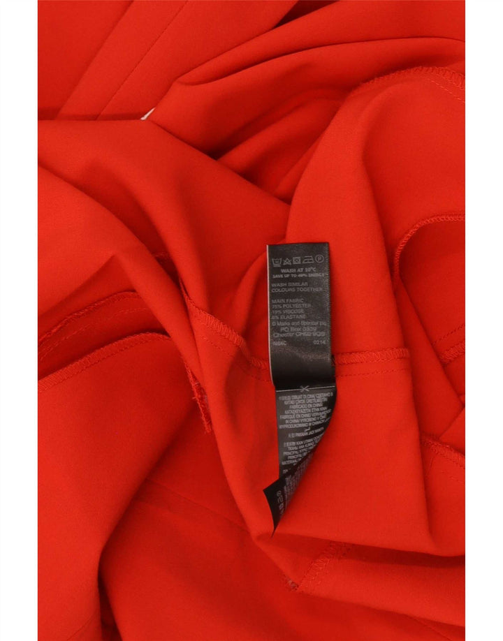 Jachetă pentru femei Marks & Spencer Open Blazer UK 20 2XL Poliester roșu