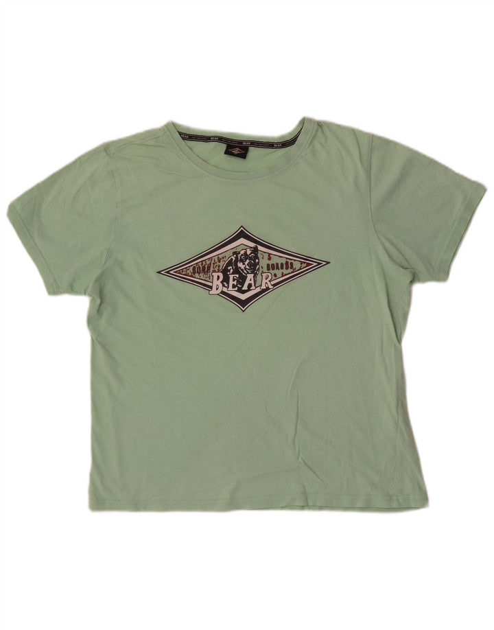 Tricou grafic pentru bărbați Bear Top Medium Green
