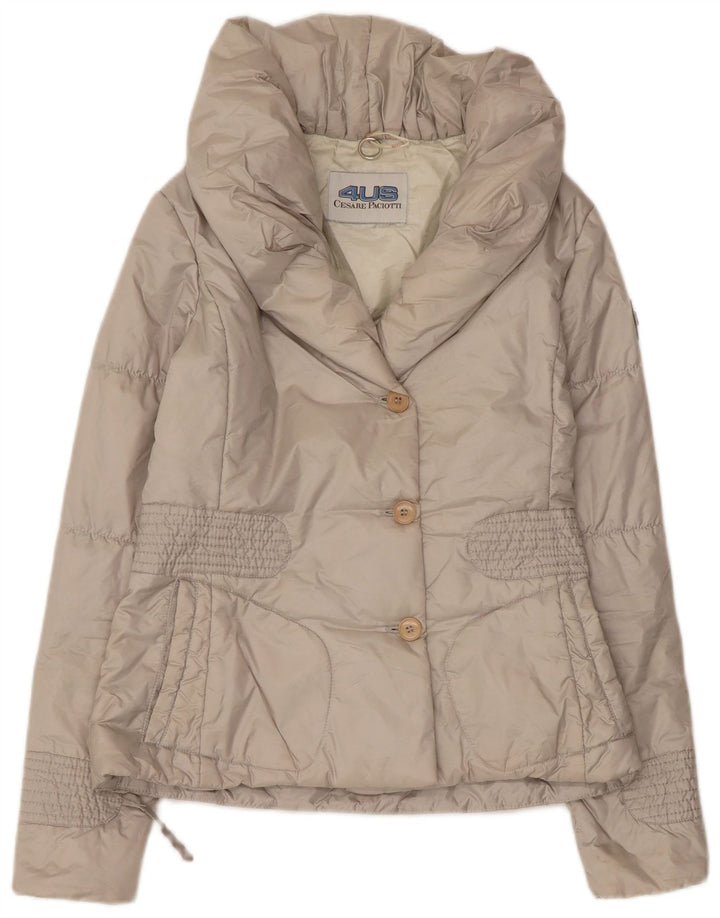 CESARE PACIOTTI 4US Jachetă căptușită pentru femei IT 42 Medium Gri Poliamidă