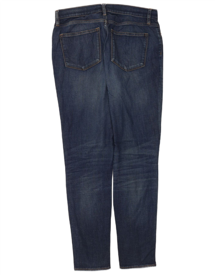 Blugi elastici slim pentru femei J. Crew L29 L30 bumbac bleumarin