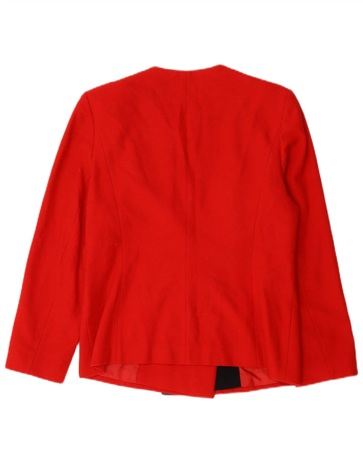 Gerard Pasquier Blazer Jacket pentru femei EU 40 Medium Red Colorblock