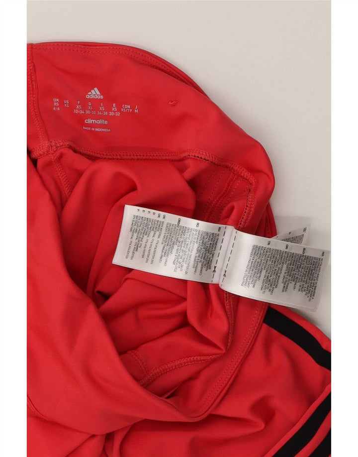 Leggings Capri Adidas pentru femei UK 4/6 XS poliester roz