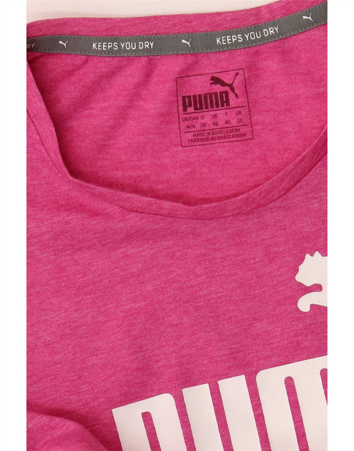 Tricou cu grafic Puma pentru femei Top UK 12 Medium Pink