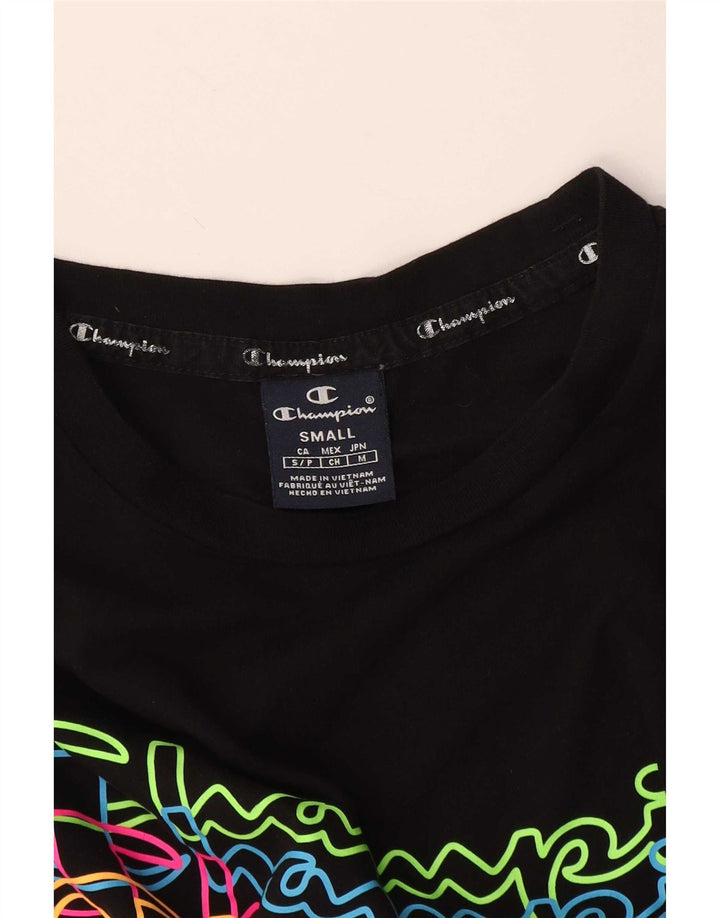 Tricou grafic pentru bărbați Champion Top Mic Negru