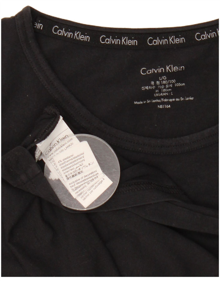 Tricou Calvin Klein pentru bărbați Top mare din bumbac negru