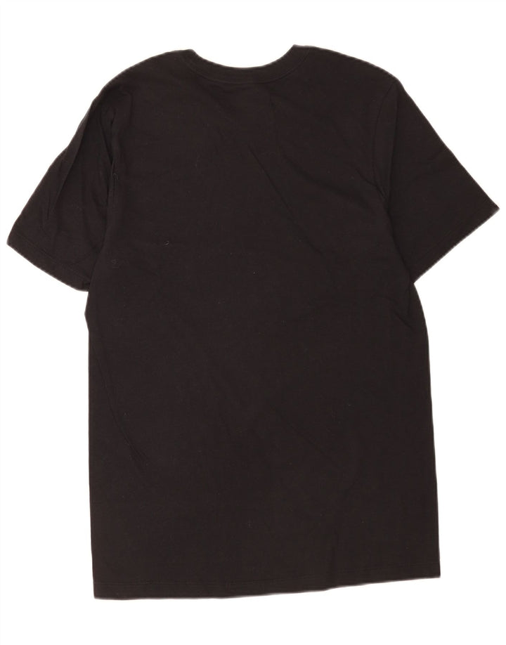 Tricou grafic Nike pentru bărbați Top mic, negru, bumbac