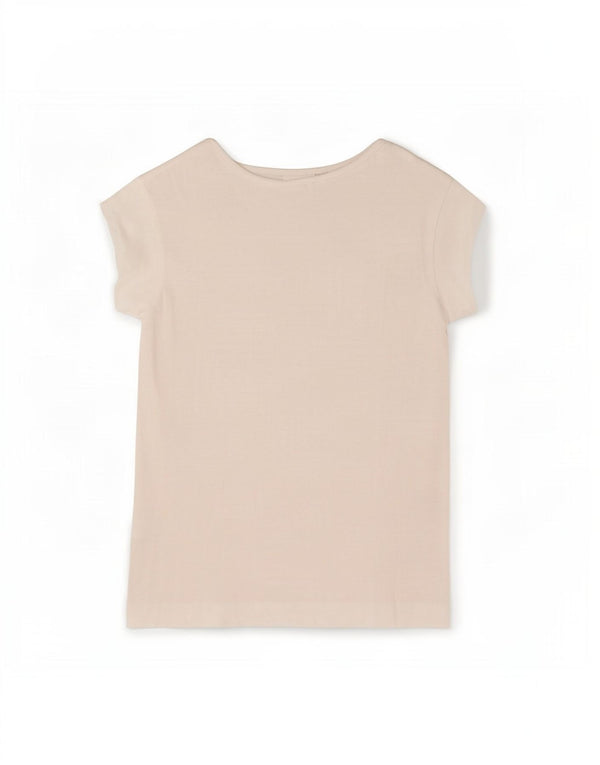 Zara Womens T-Shirt Top UK 14 Medium White Colourblock Viscose