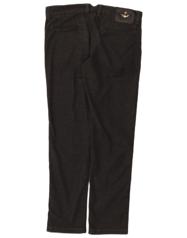 Pantaloni chino slim pentru femei Armani EU 46 XL W32 L29 bumbac gri