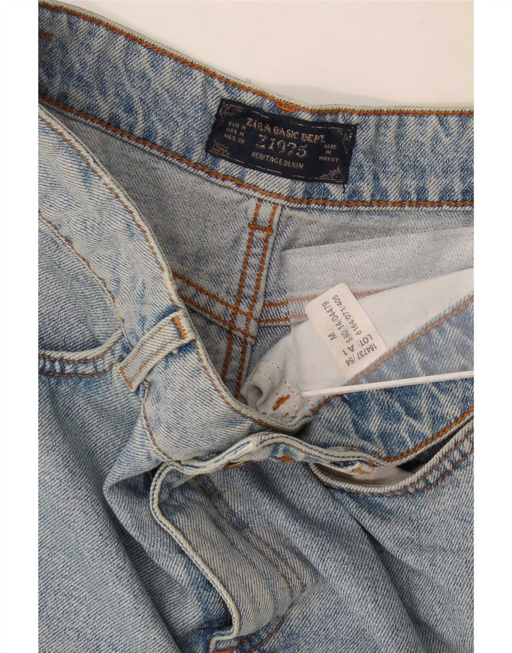 Fusta de blugi pentru femei Zara Medium W28 Albastru