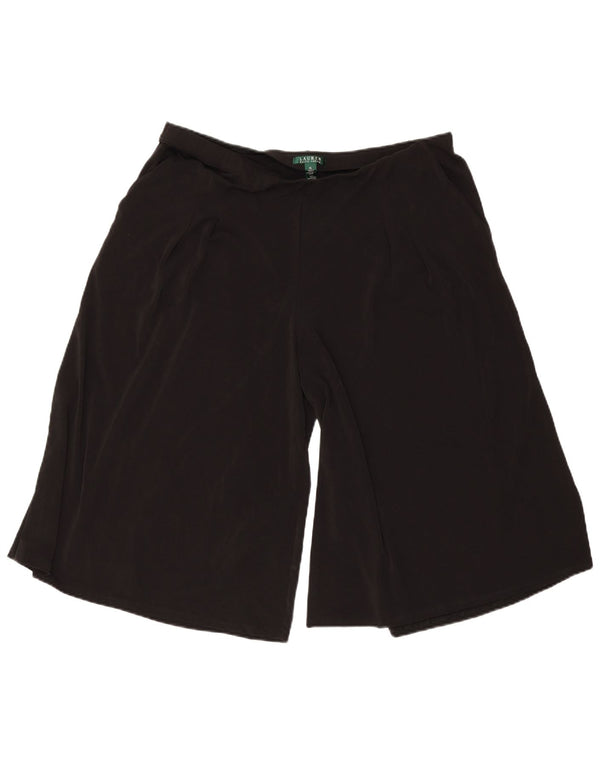 Pantaloni scurți Ralph Lauren pentru femei, XL W40, poliester negru