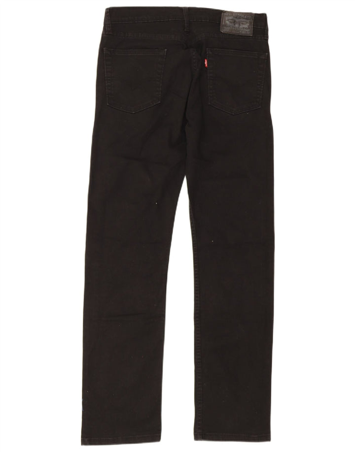 Blugi Levi's 513 Slim Straight pentru bărbați W30 L32 bumbac negru