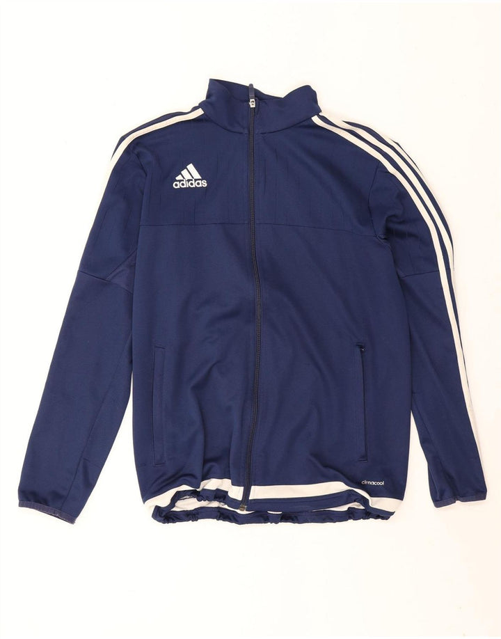 Jachetă de top pentru trening Climacool pentru bărbați Adidas, mijlociu, bleumarin, color block