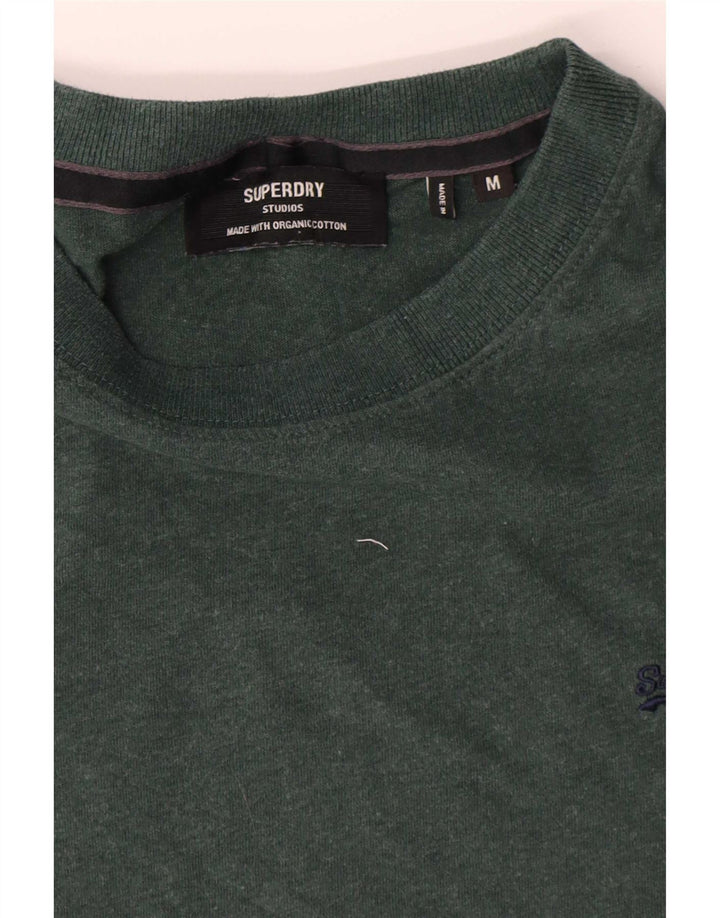 Tricou Superdry pentru bărbați Top verde mediu