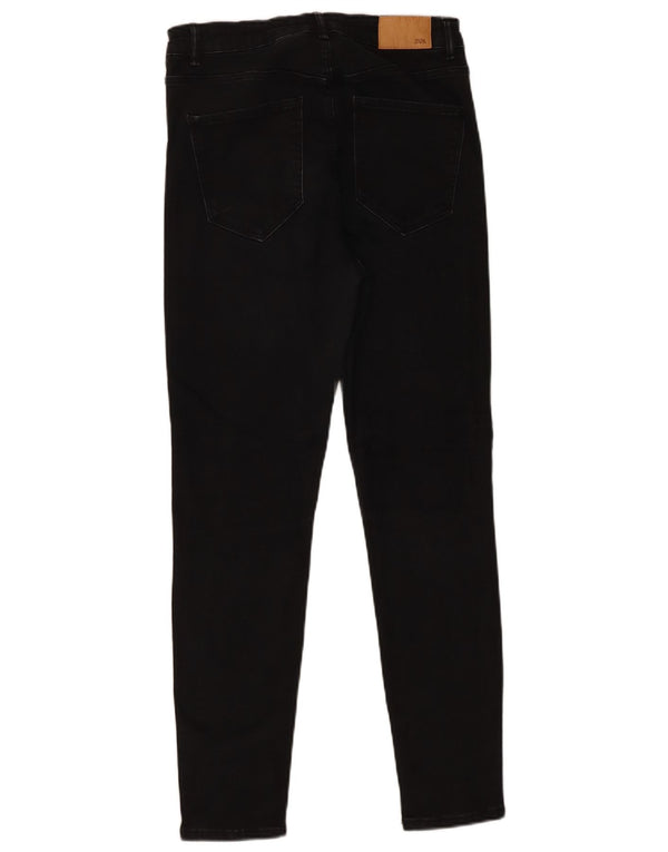 Blugi skinny pentru femei Zara EU 42 Large W32 L27 Negri