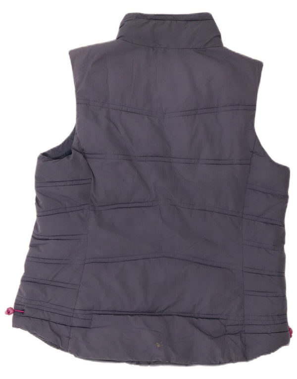 Weird Fish Gilet căptușit pentru femei UK 14, mare, poliester bleumarin