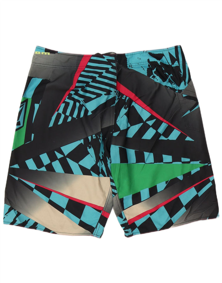 Pantaloni scurți de înot pentru bărbați Volcom XL poliester geometric multicolor