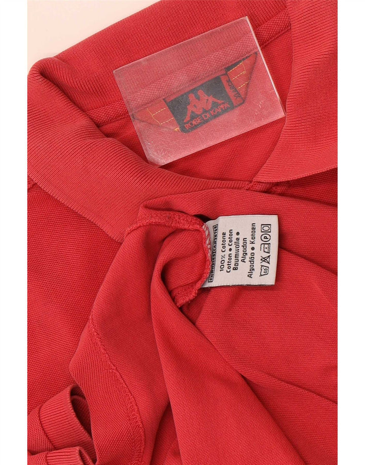 Cămașă polo pentru bărbați Kappa XL bumbac roșu