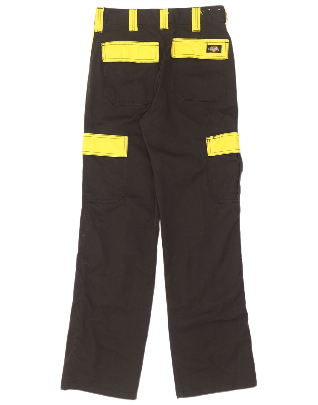 Pantaloni cargo drepti pentru bărbați Dickies W26 L31 Poliester color bloc negru