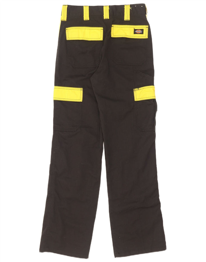 Pantaloni cargo drepti pentru bărbați Dickies W26 L31 Poliester color bloc negru