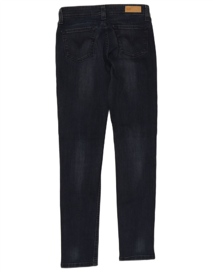 Blugi slim pentru femei Levi's W27 L32 bumbac bleumarin